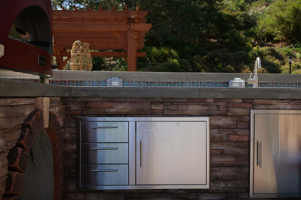 vista custom outdoor kitchen
