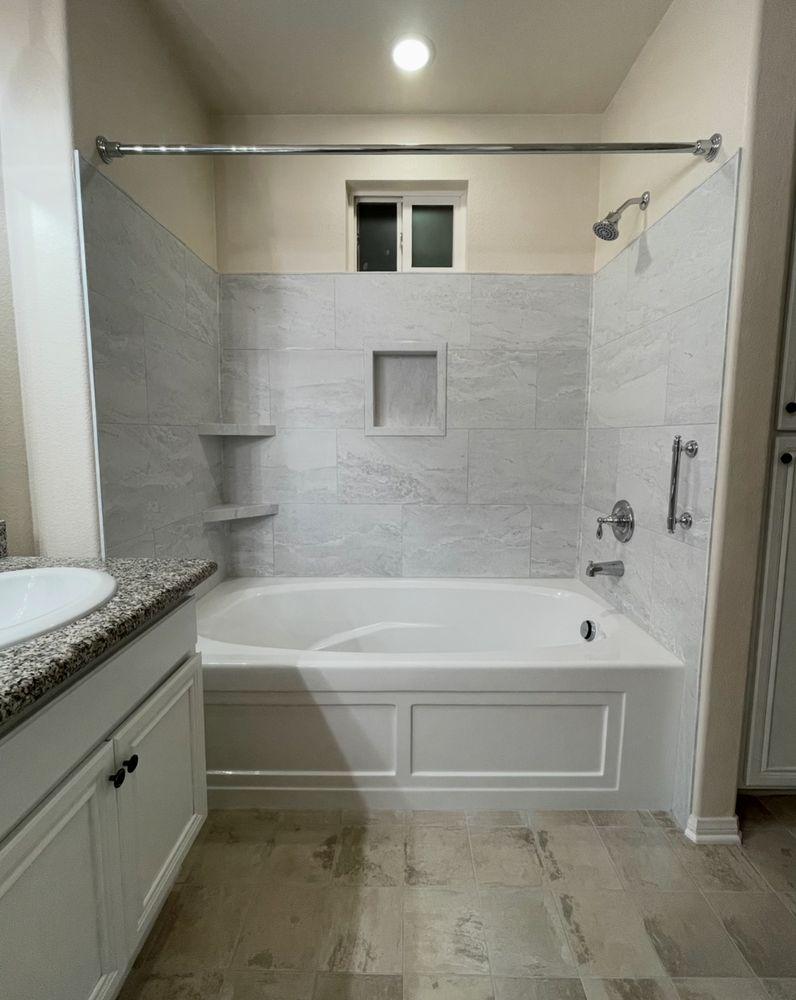san diego bathroom after remodel by Designs 4 You Remodeling